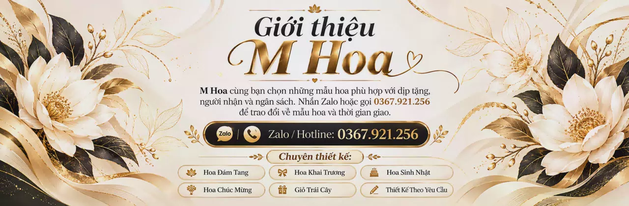 Ảnh bìa Shop hoa tươi Phường Bến Tre Vĩnh Long - Chọn hoa theo câu chuyện của bạn